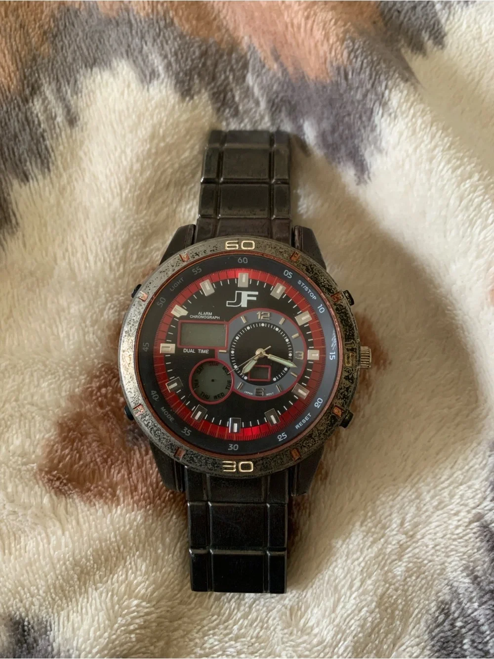 JOEFOX The Commander dual-display vintage chronograph